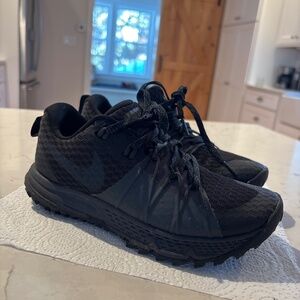 All Black Nike Sneakers